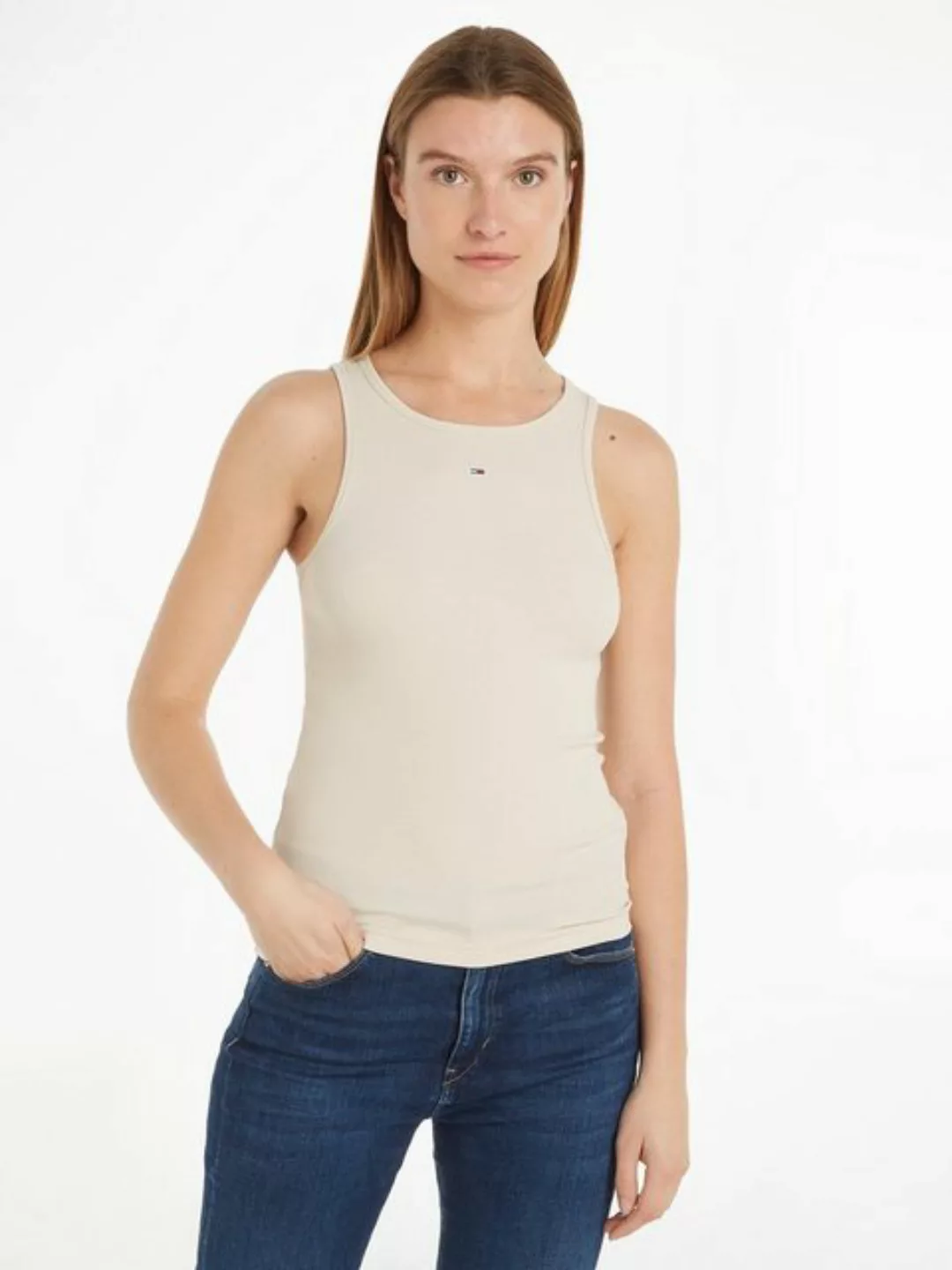 Tommy Jeans Tanktop TJW ESSENTIAL RIB TANK in Rippoptik günstig online kaufen