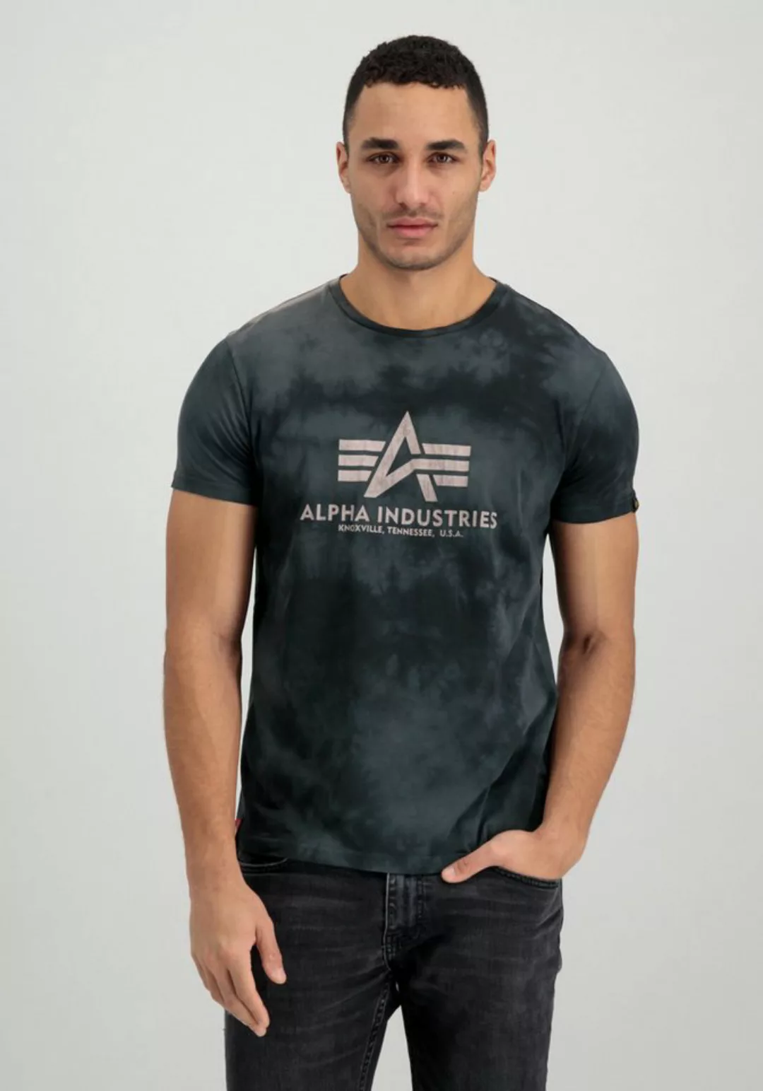 Alpha Industries T-Shirt Alpha Industries Men - T-Shirts Basic T Batik günstig online kaufen