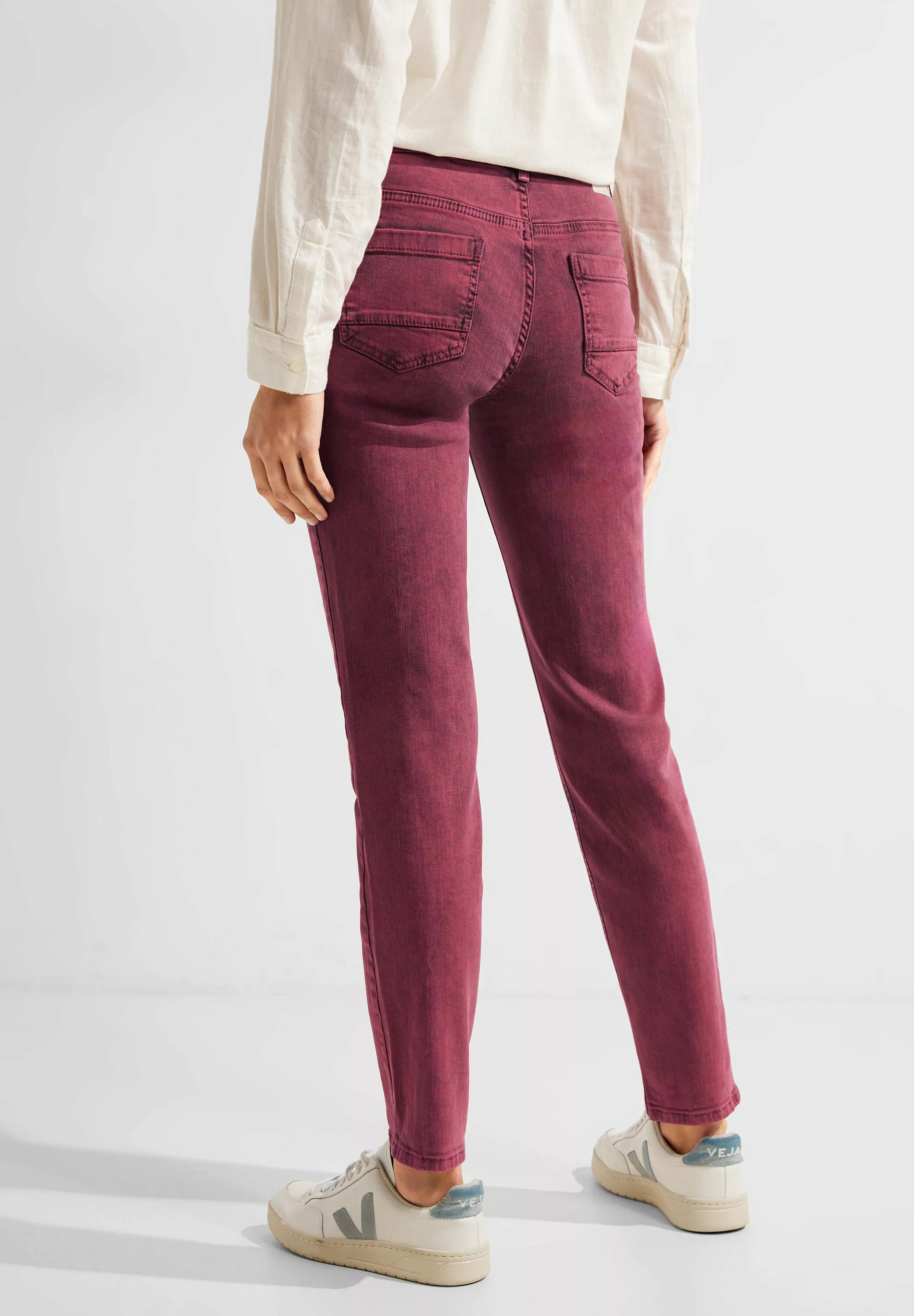 Cecil Slim-fit-Jeans mit Zipper-Detail günstig online kaufen