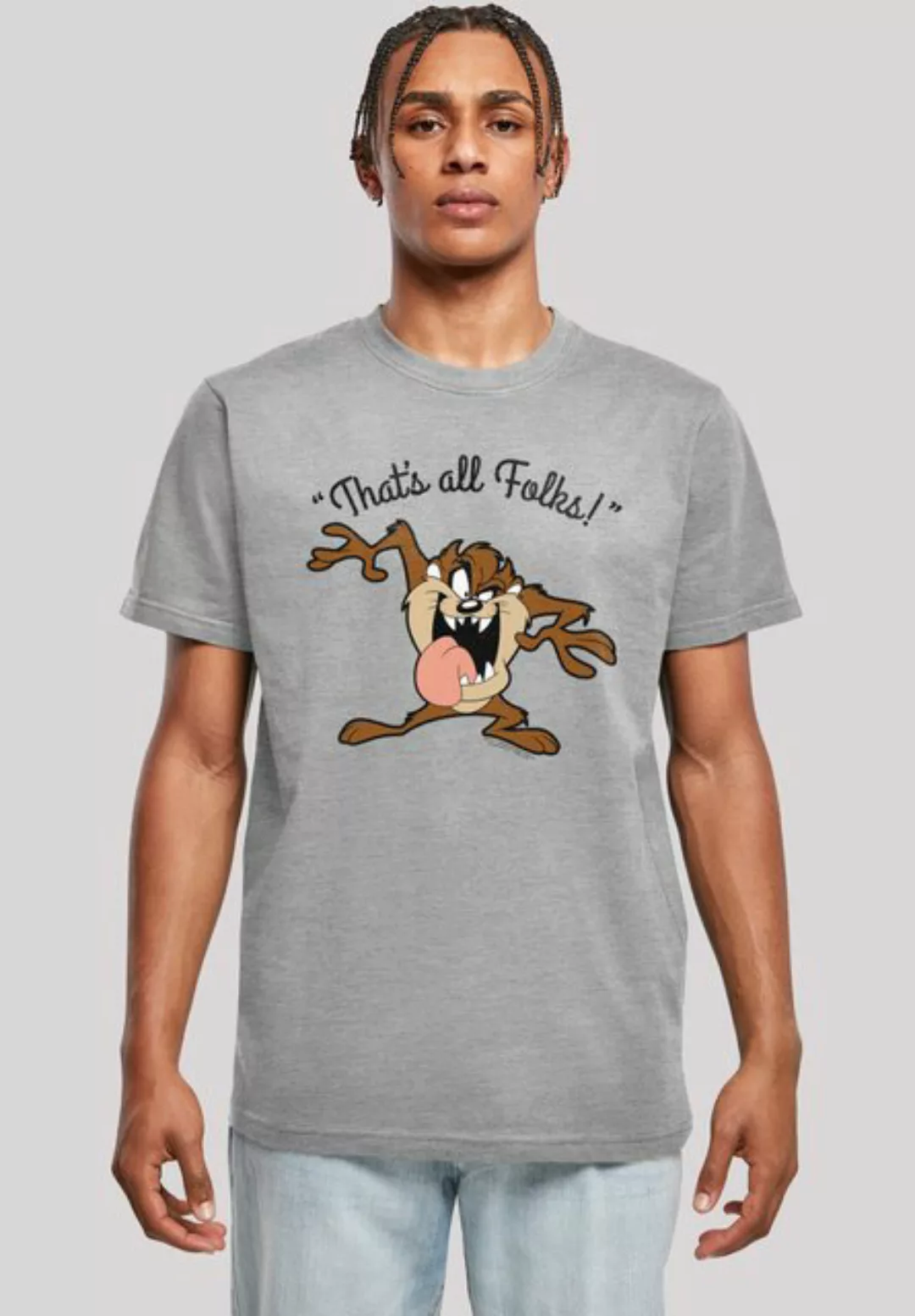 F4NT4STIC T-Shirt "Looney Tunes Taz Thats All Folks", Print günstig online kaufen