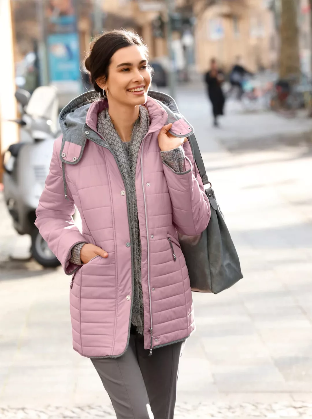 Casual Looks Steppjacke, mit Kapuze günstig online kaufen