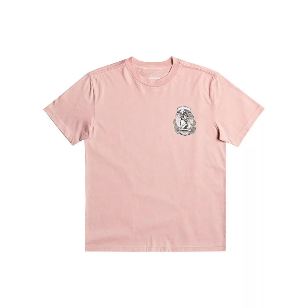 Rvca Skull Bonnet Kurzärmeliges T-shirt S Pale Mauve günstig online kaufen