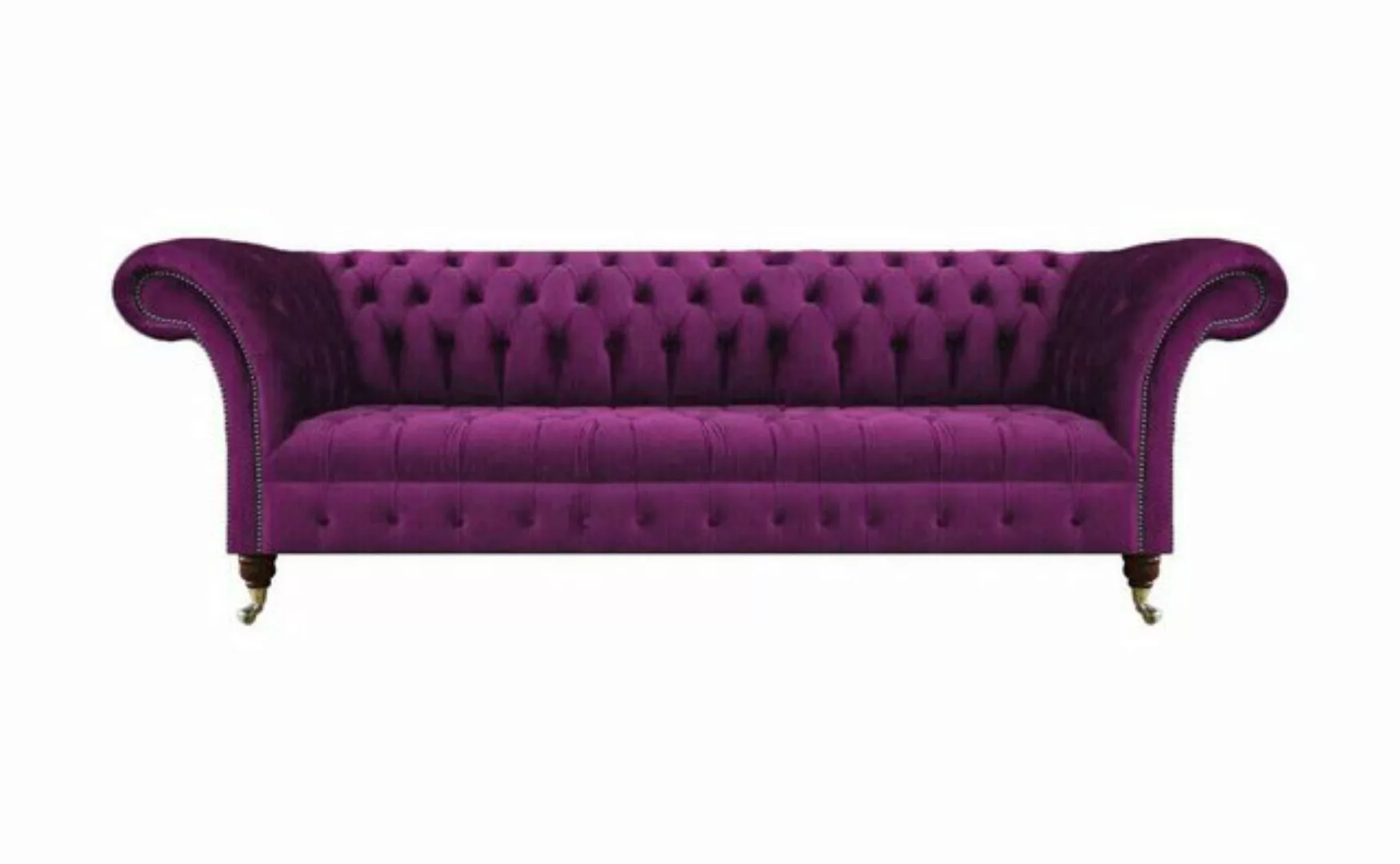 JVmoebel Chesterfield-Sofa Sofa Couch Viersitzer Luxus Möbel Chesterfield W günstig online kaufen