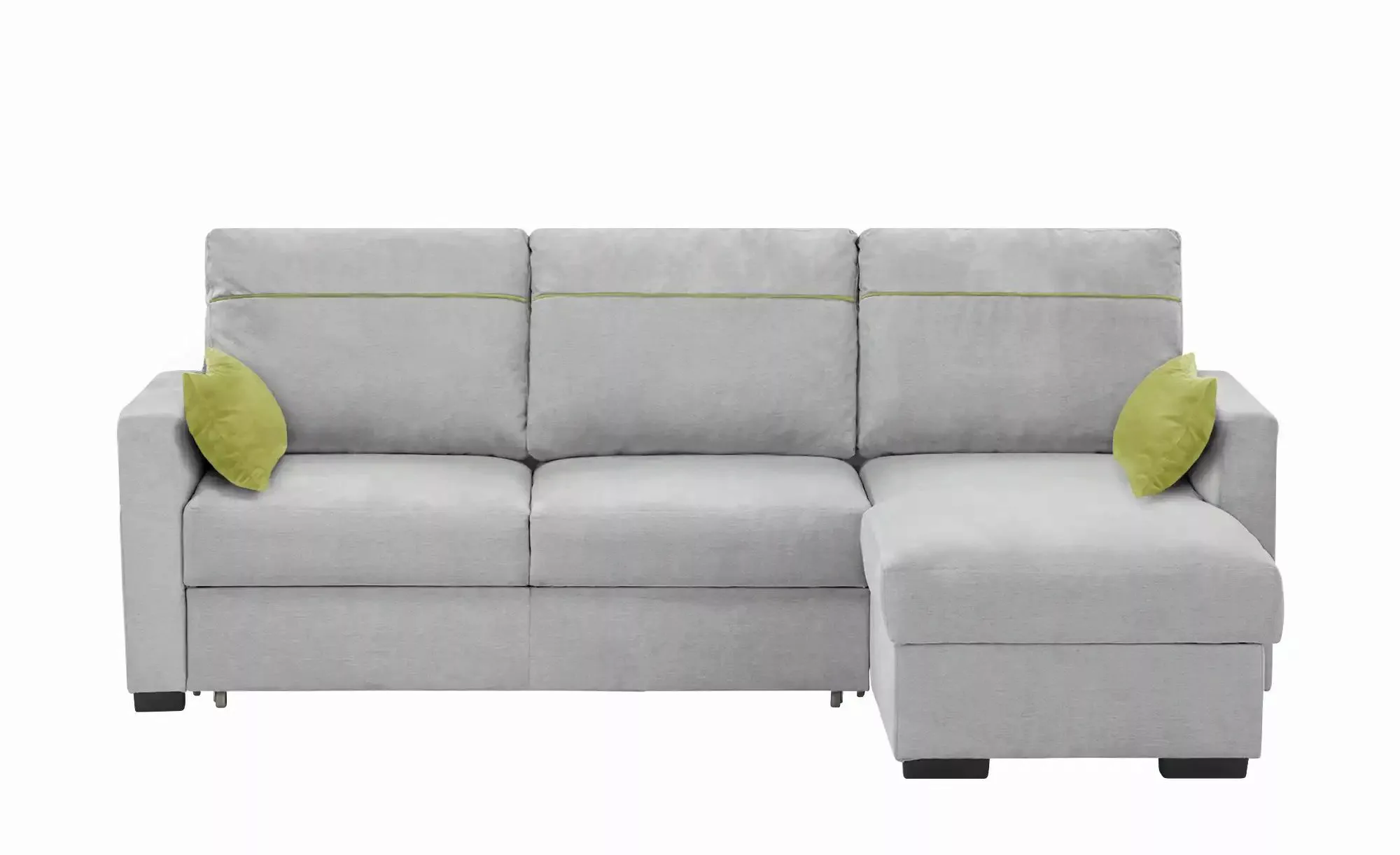 Ecksofa  Simba ¦ silber ¦ Maße (cm): B: 232 H: 87 T: 158 Polstermöbel > Sof günstig online kaufen