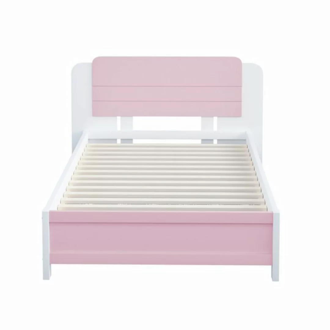 Gotagee Holzbett Kindereinzelbett Einzelbett 90x200cm Liniendesign günstig online kaufen