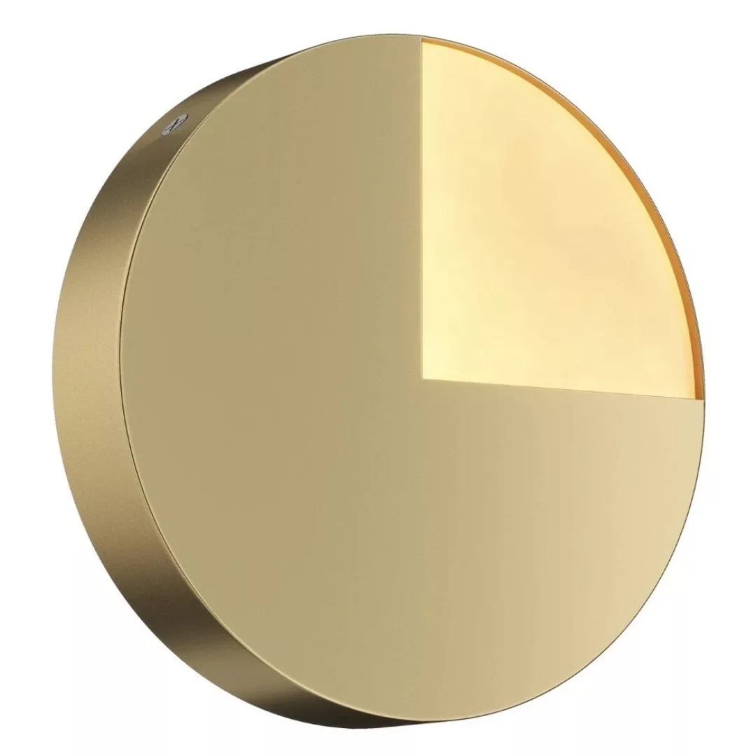 Maytoni Jupiter LED-Wandlampe, gold, Ø 18,4cm günstig online kaufen