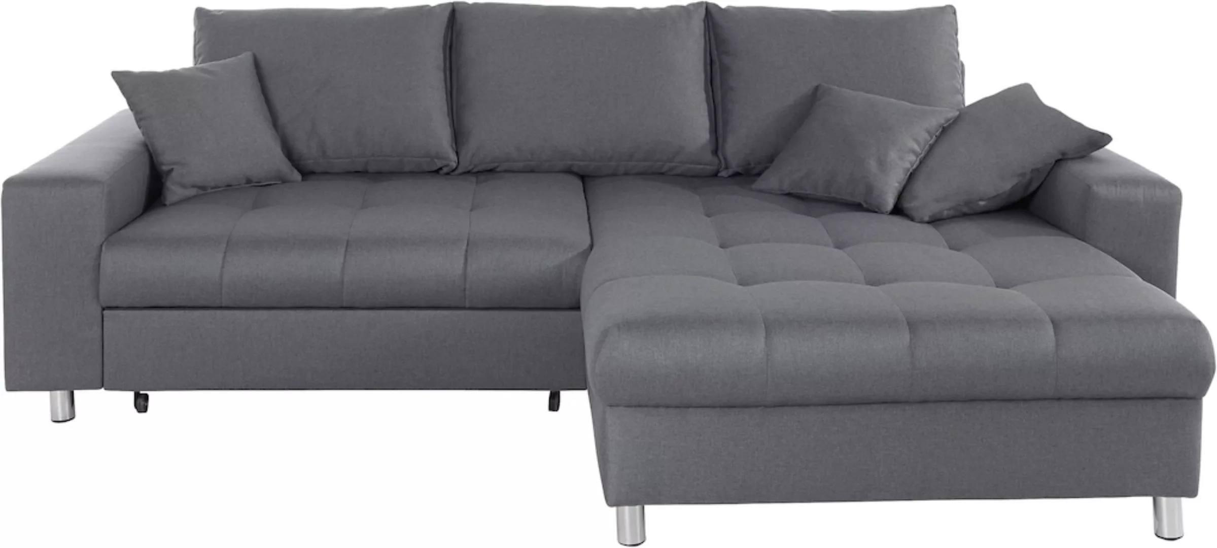 Mr. Couch Ecksofa »Tobi L-Form«, wahlweise mit Kaltschaum (140kg Belastung/ günstig online kaufen