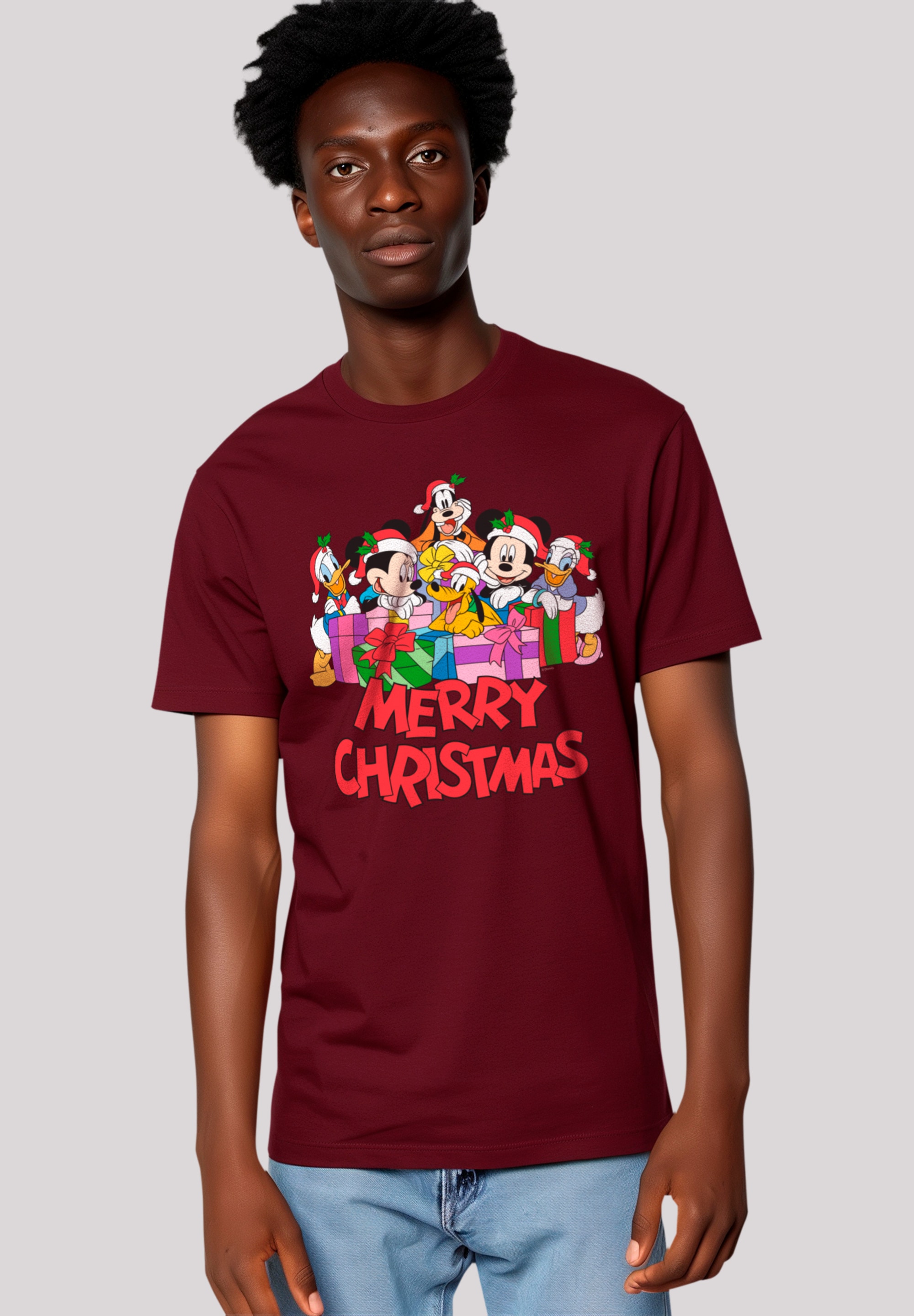 F4NT4STIC T-Shirt "Disney Micky Maus And Friends Christmas", Premium Qualit günstig online kaufen