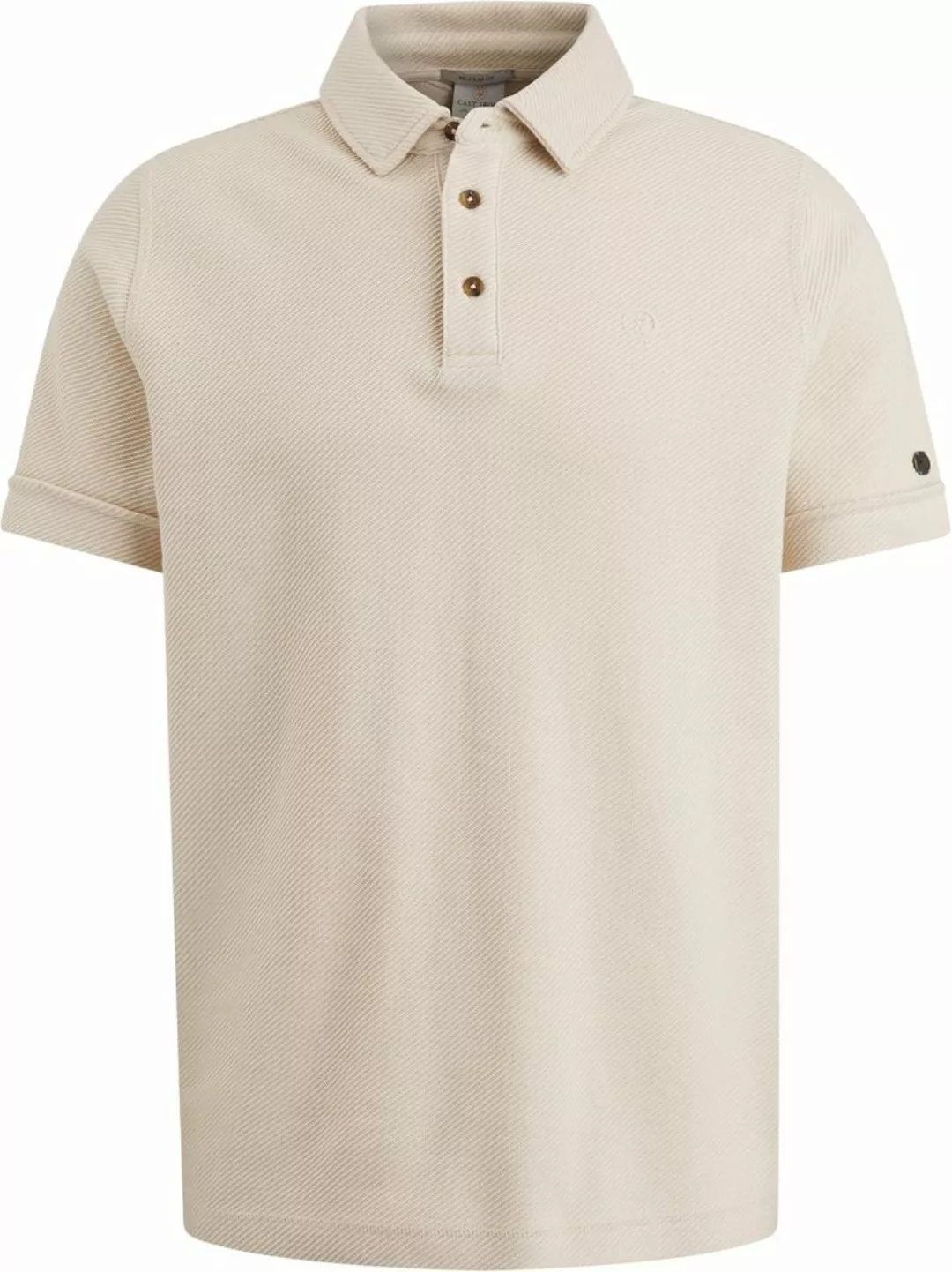 Cast Iron Poloshirt Heavy Twill Ecru - Größe L günstig online kaufen