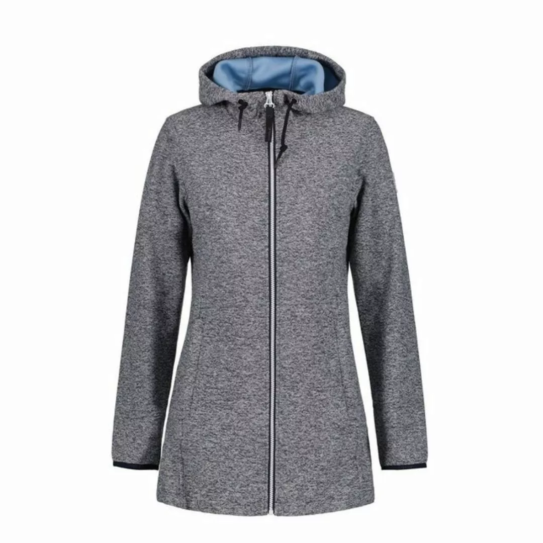 Icepeak Strickfleecejacke Alzey Strickfleecejacke lang mit Kapuze günstig online kaufen