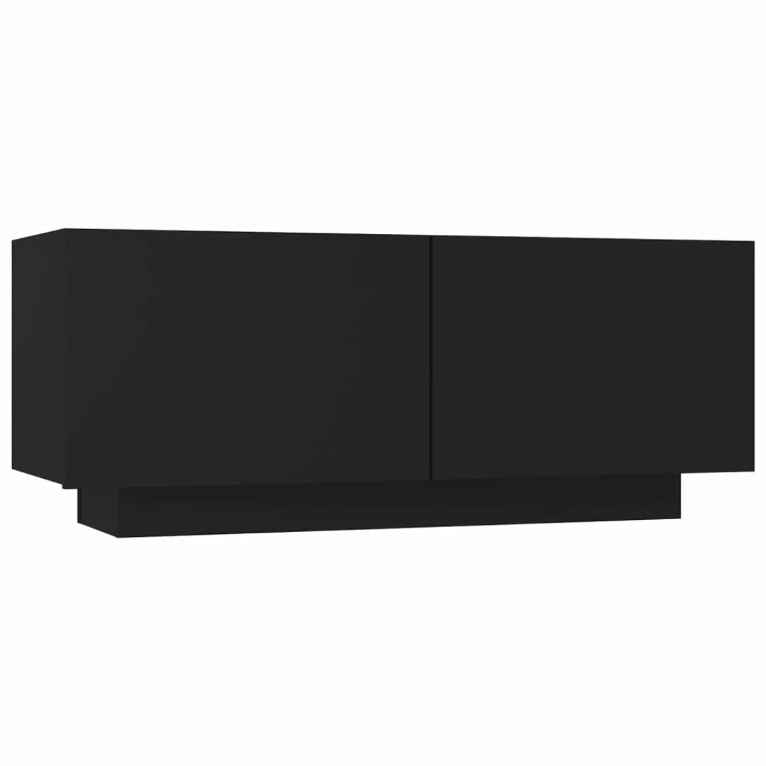 Tv-schrank Schwarz 100x35x40 Cm Spanplatte günstig online kaufen