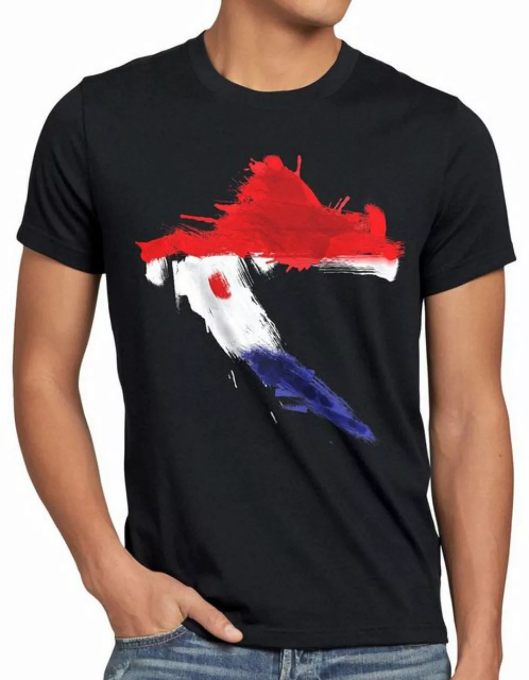 style3 T-Shirt Herren T-Shirt Flagge Kroatien Fußball Sport Croatia WM EM F günstig online kaufen