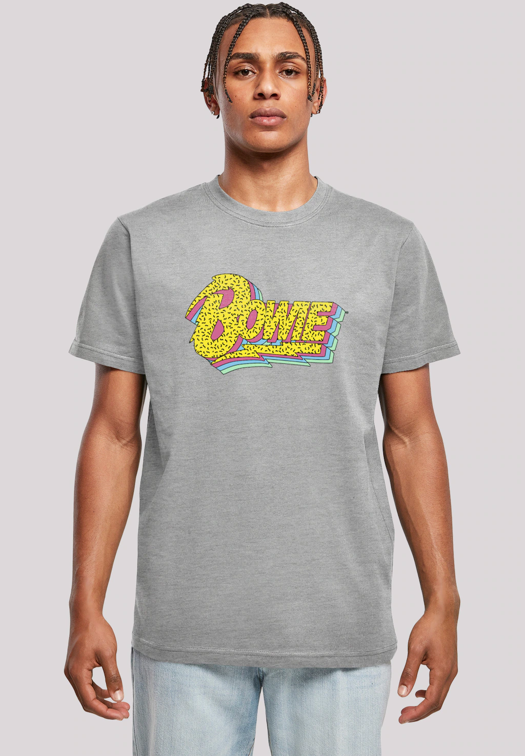 F4NT4STIC T-Shirt "David Bowie Moonlight 90s Logo", Print günstig online kaufen