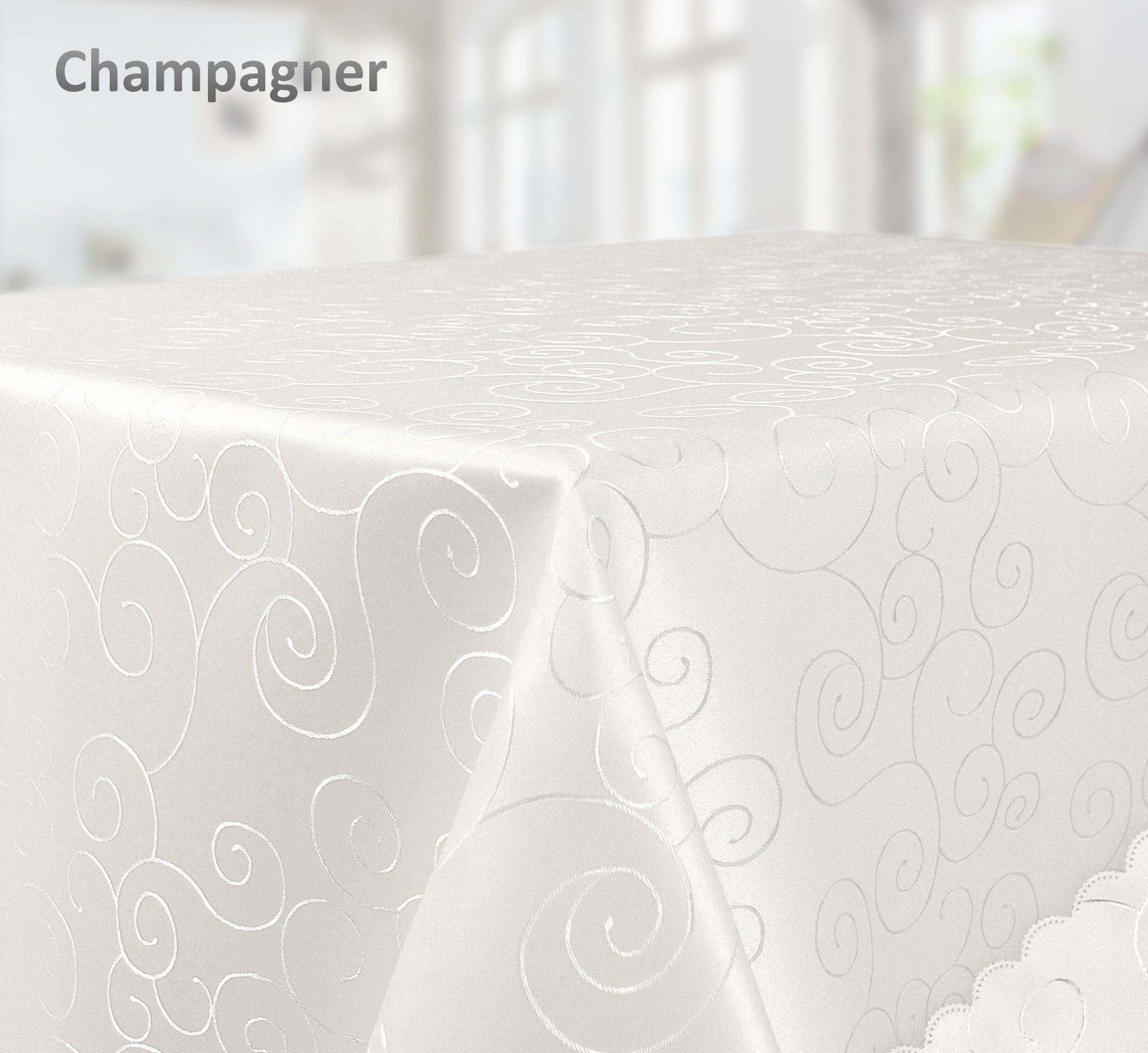 Beautex Tischdecke Tischdecke Ornamente, bügelfrei, fleckabweisend, günstig online kaufen