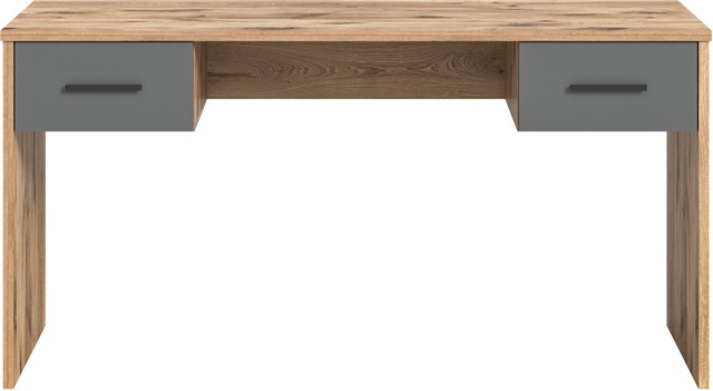 INOSIGN Schreibtisch »Riga, Breite 150cm, in Nox Oak Nachbildung und Basalt günstig online kaufen