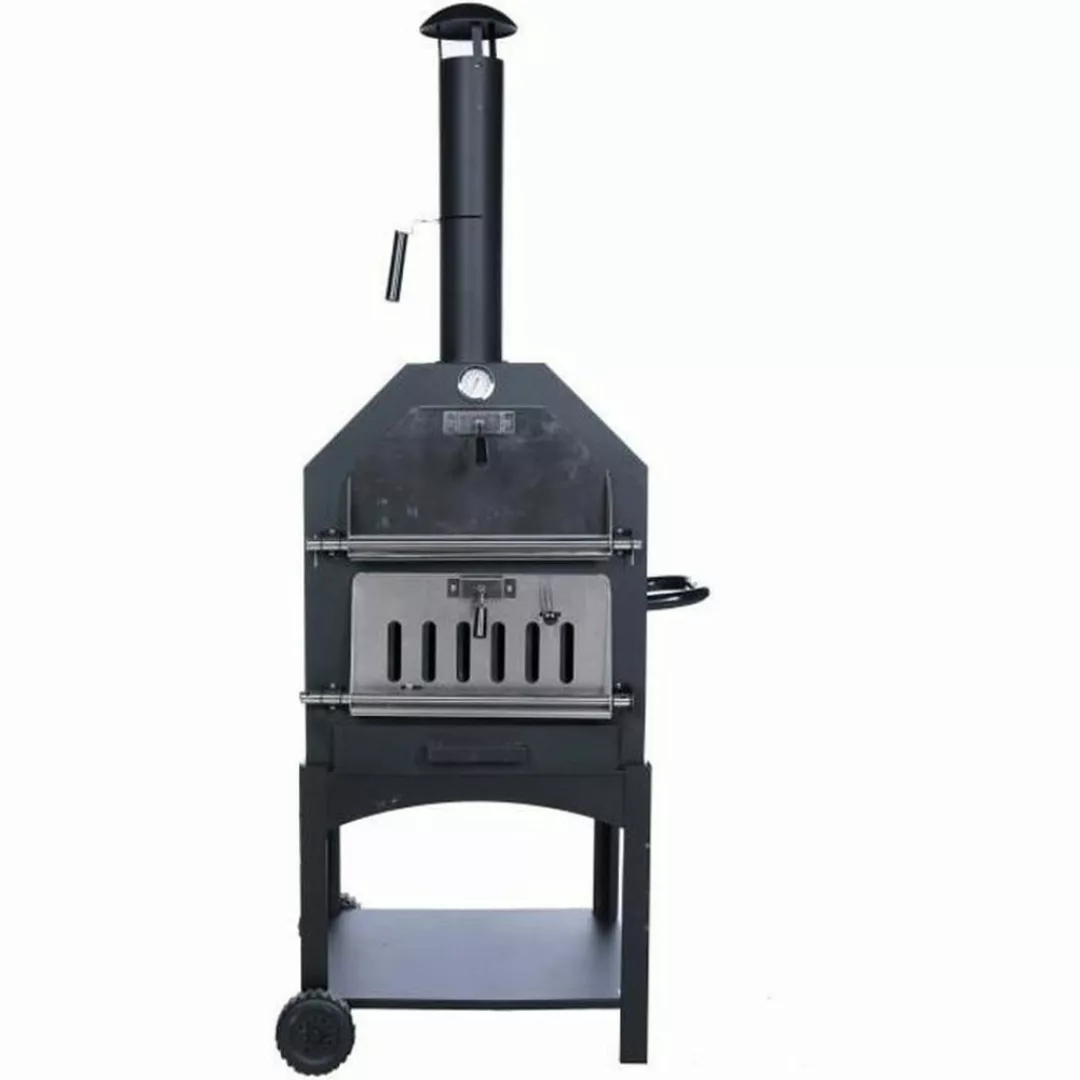 Bbgrill Outdoor Pizza-backofen Lorenzo Schwarz Lor17 günstig online kaufen