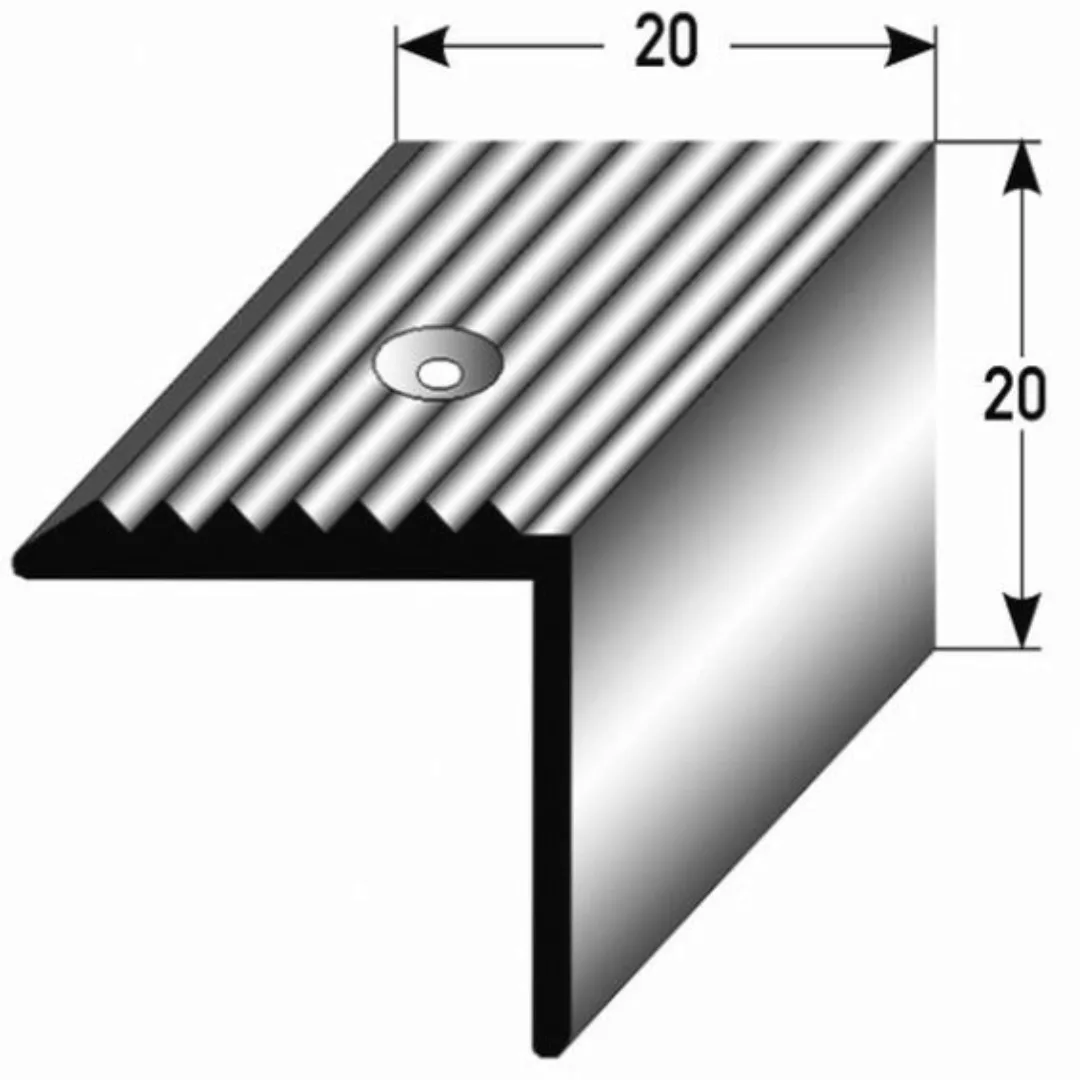 Treppenkante "Ricadi" / Treppenkanten Profile / Winkelprofile (Größe 20 mm günstig online kaufen