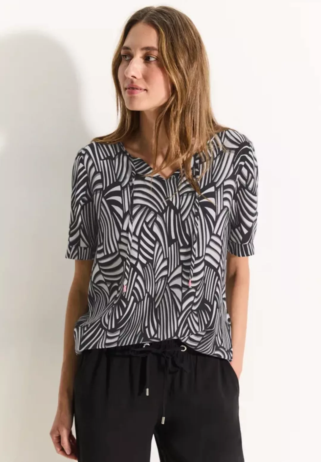 Tunika Bluse mit Print günstig online kaufen