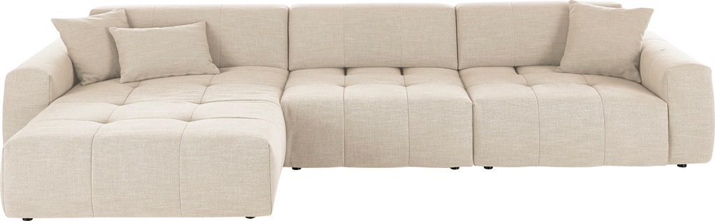 3C Candy Ecksofa "Yoshy mit Komfortfunktionen, modern und bequem, L-Form", günstig online kaufen