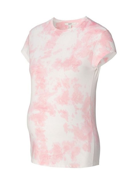 ESPRIT maternity Umstandsshirt Baumwoll-T-Shirt mit Ice-Dye-Batikmuster günstig online kaufen