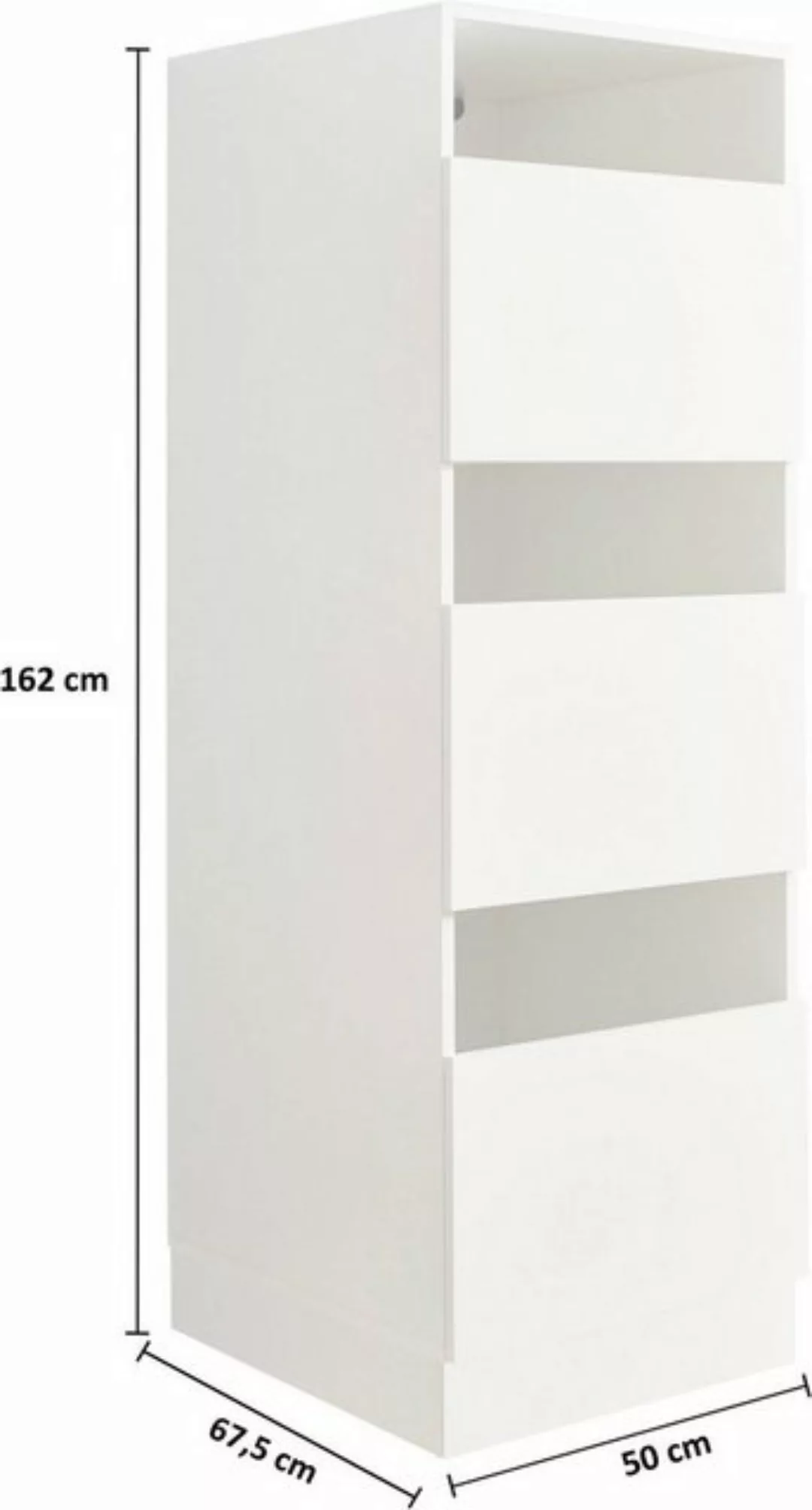 freiraum Waschmaschinenumbauschrank LAUNDREEZY in weiß - 117,5x162x67,5 (Bx günstig online kaufen