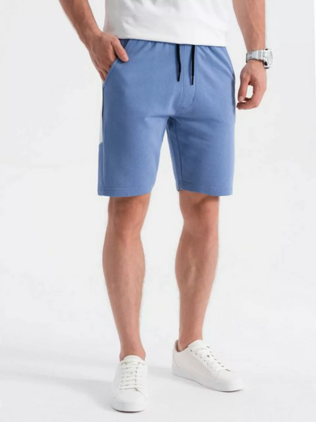 OMBRE Sweatshorts Herren Sweatshorts mit Paspelierung günstig online kaufen