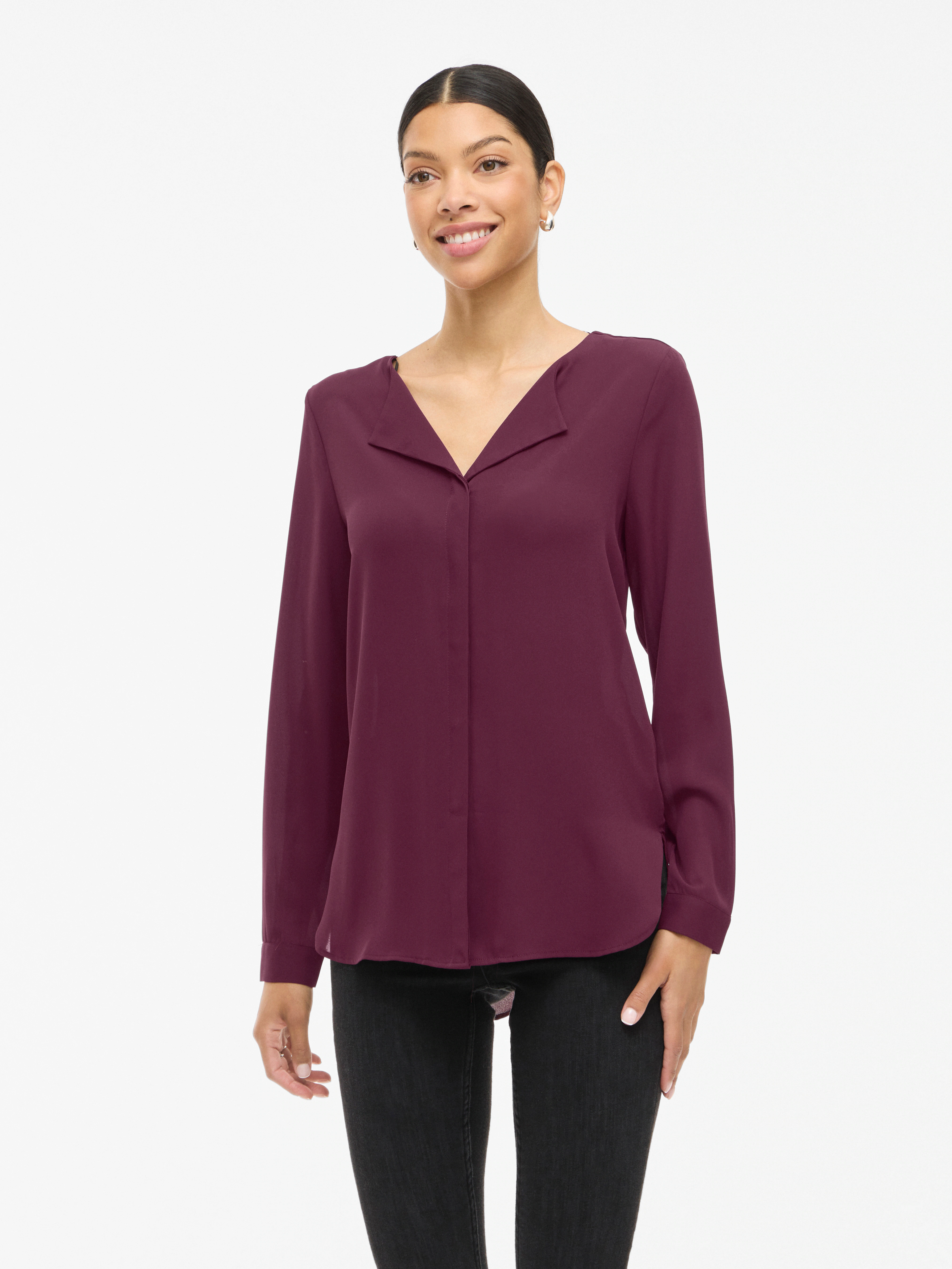 Vila Blusenshirt "VILUCY L/S SHIRT - NOOS" günstig online kaufen