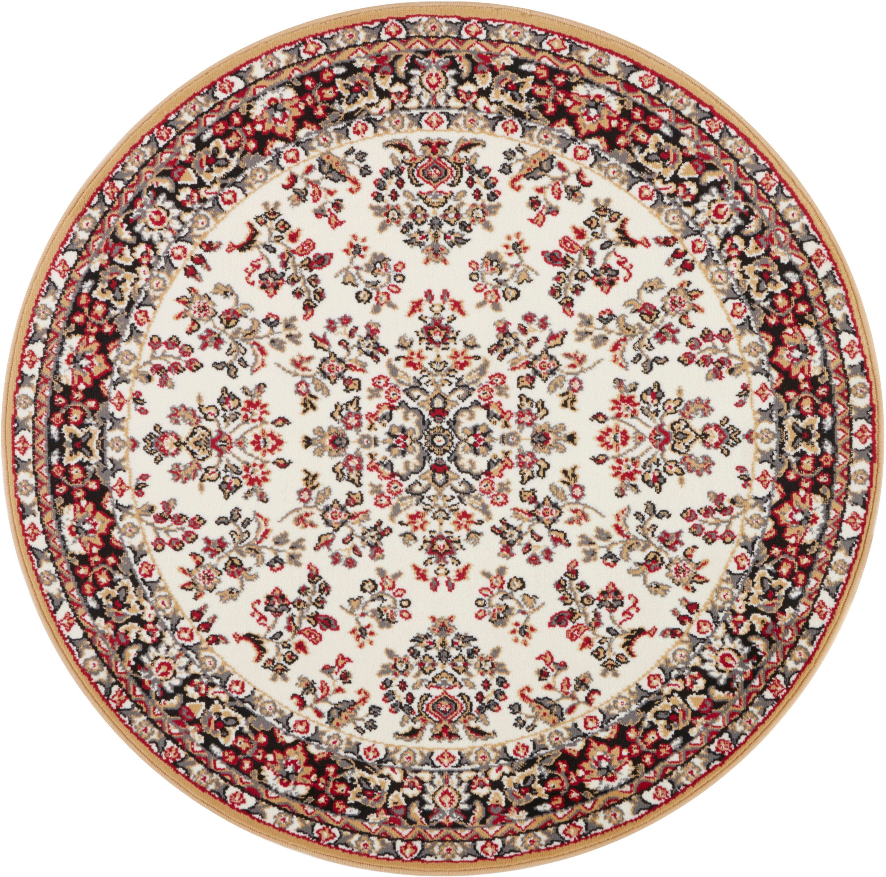 HANSE Home Teppich »Halton«, rund, 8 mm Höhe, Kurzflor, Orient Optik, mit B günstig online kaufen