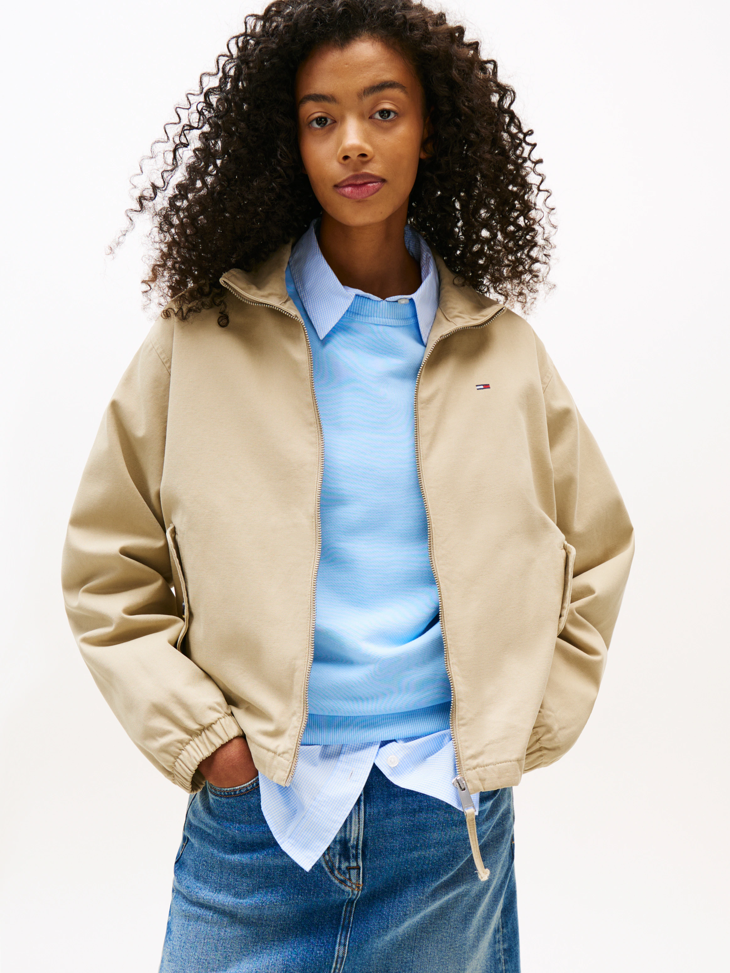 Tommy Jeans Blouson "TJW REG ZIP COTTON JACKET EXT" günstig online kaufen