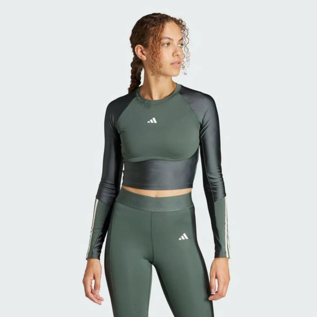 adidas Performance Crop-Top HYPERGLAM SHINE TRAINING CROP-SHIRT günstig online kaufen