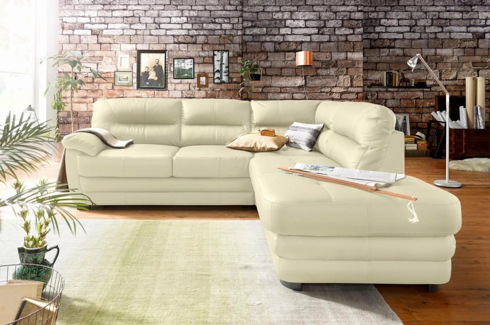 COTTA Ecksofa Royale L-Form, wahlweise mit Bettfunktion günstig online kaufen