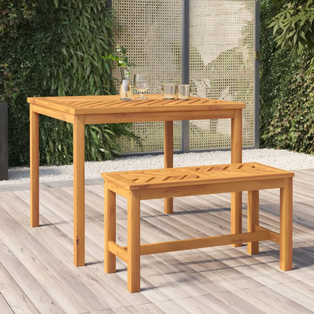 Vidaxl Garten-esstisch 90x90x74 Cm Massivholz Akazie günstig online kaufen