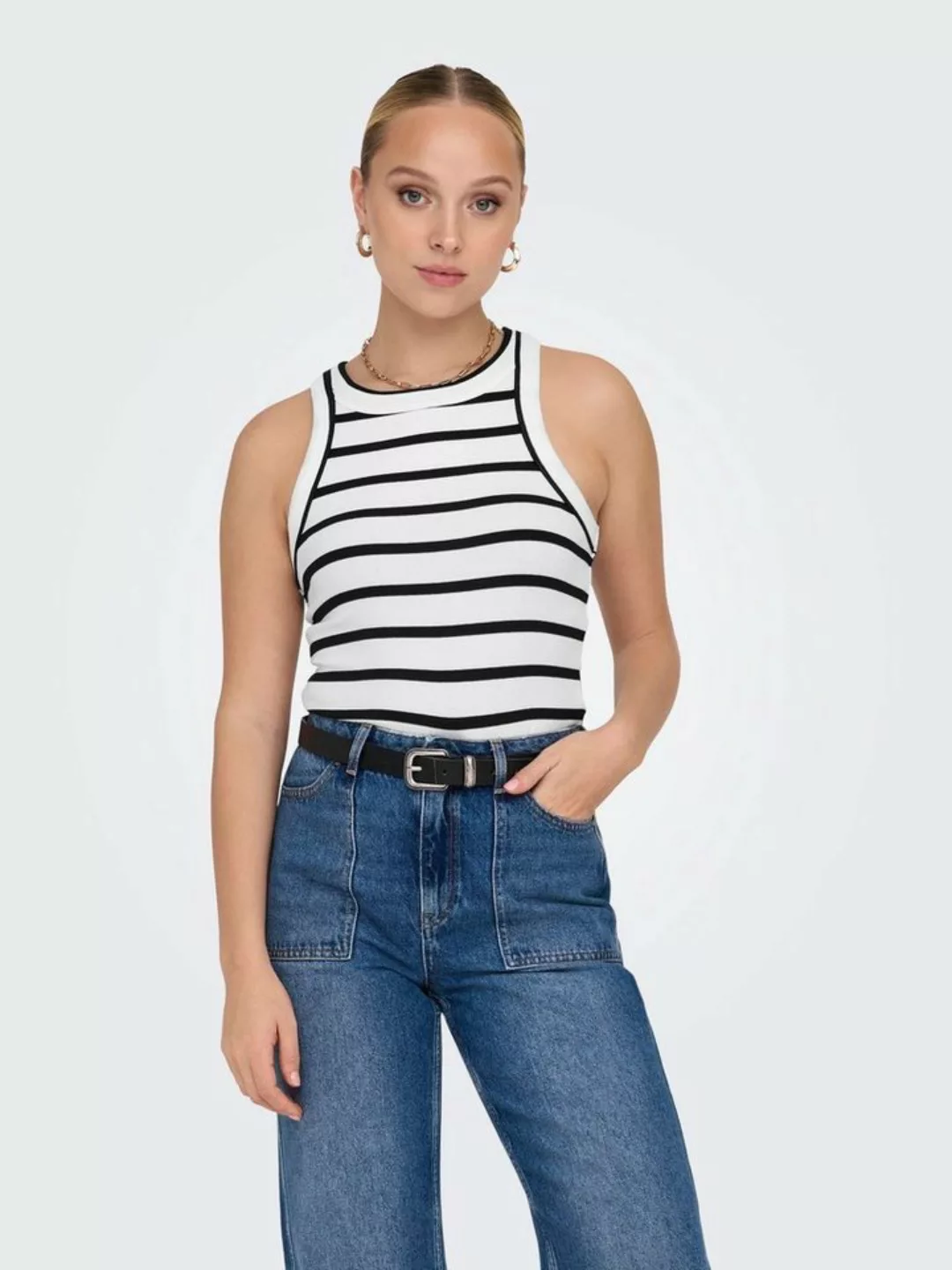 ONLY Tanktop ONLKELLI S/S STRIPE TANK TOP CS JRS günstig online kaufen