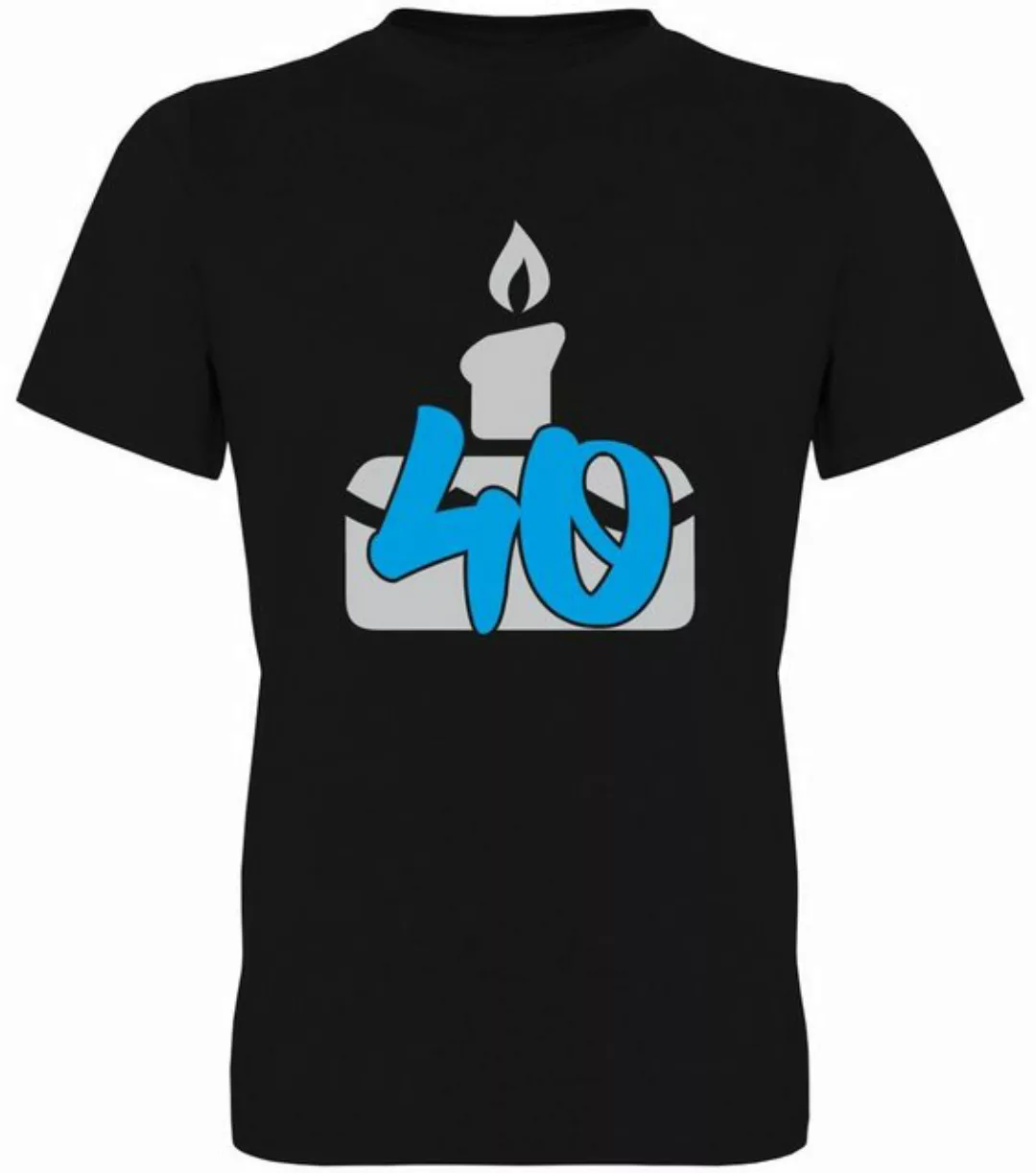 G-graphics T-Shirt 40 – Geburtstagstorte Herren T-Shirt, zum 40ten Geburtst günstig online kaufen