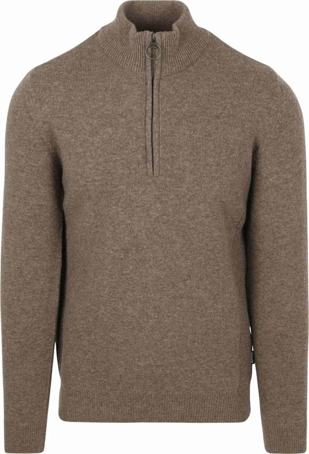 Barbour Half Zip Pullover Wolle Taupe - Größe XL günstig online kaufen
