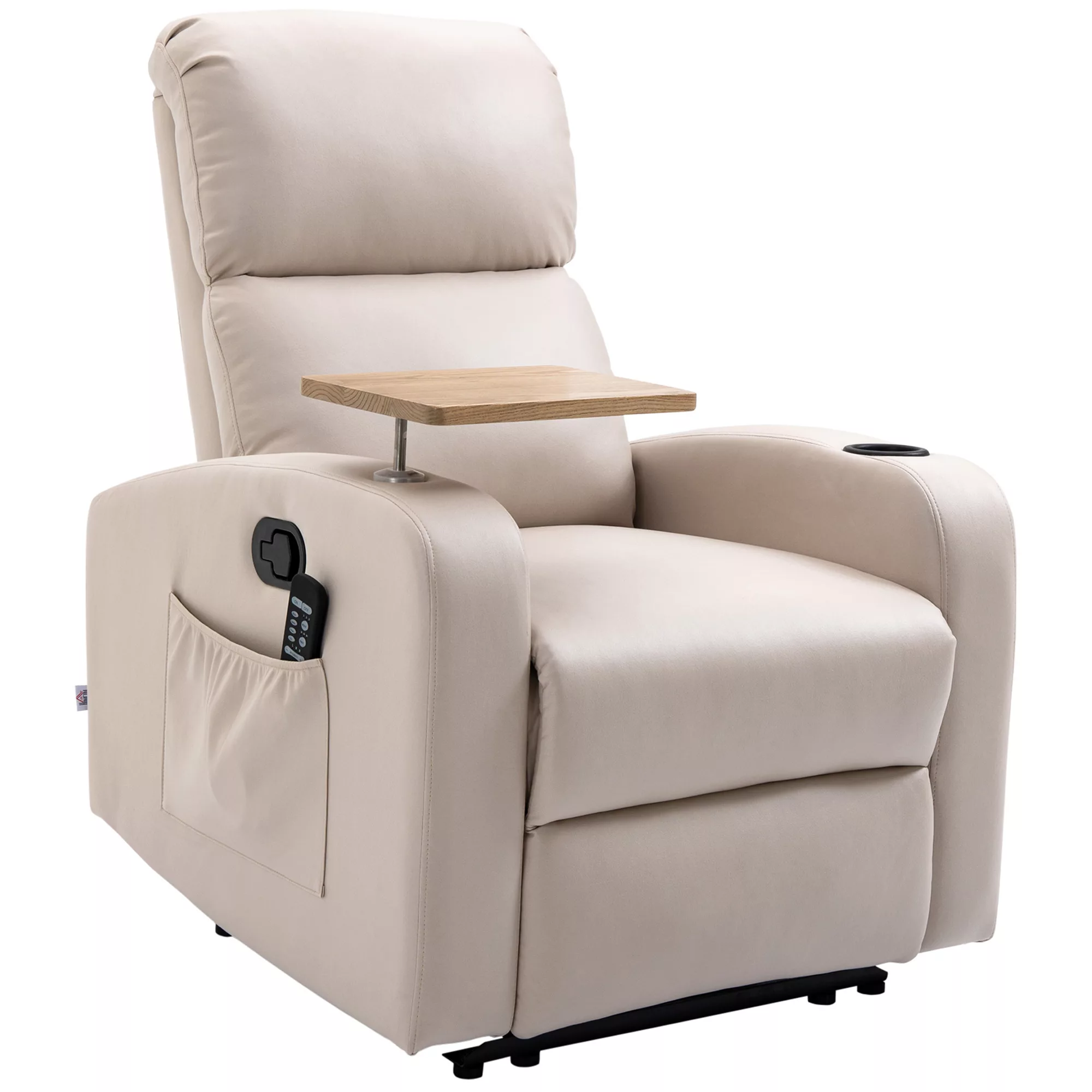 HOMCOM Massagesessel elektrisch  Relaxsessel mit Massagefunktion, Fernsehse günstig online kaufen