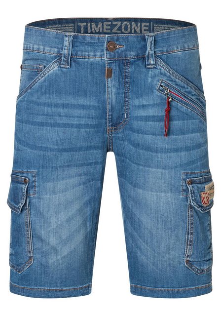 TIMEZONE Jeansshorts Cargo Jeansshorts mit Reißverschlussdetails und Denim günstig online kaufen