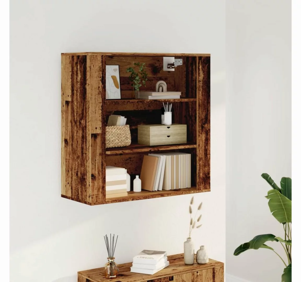 vidaXL Schrankmodule Wandschrank Altholz-Optik 80x33x80 cm Holzwerkstoff günstig online kaufen