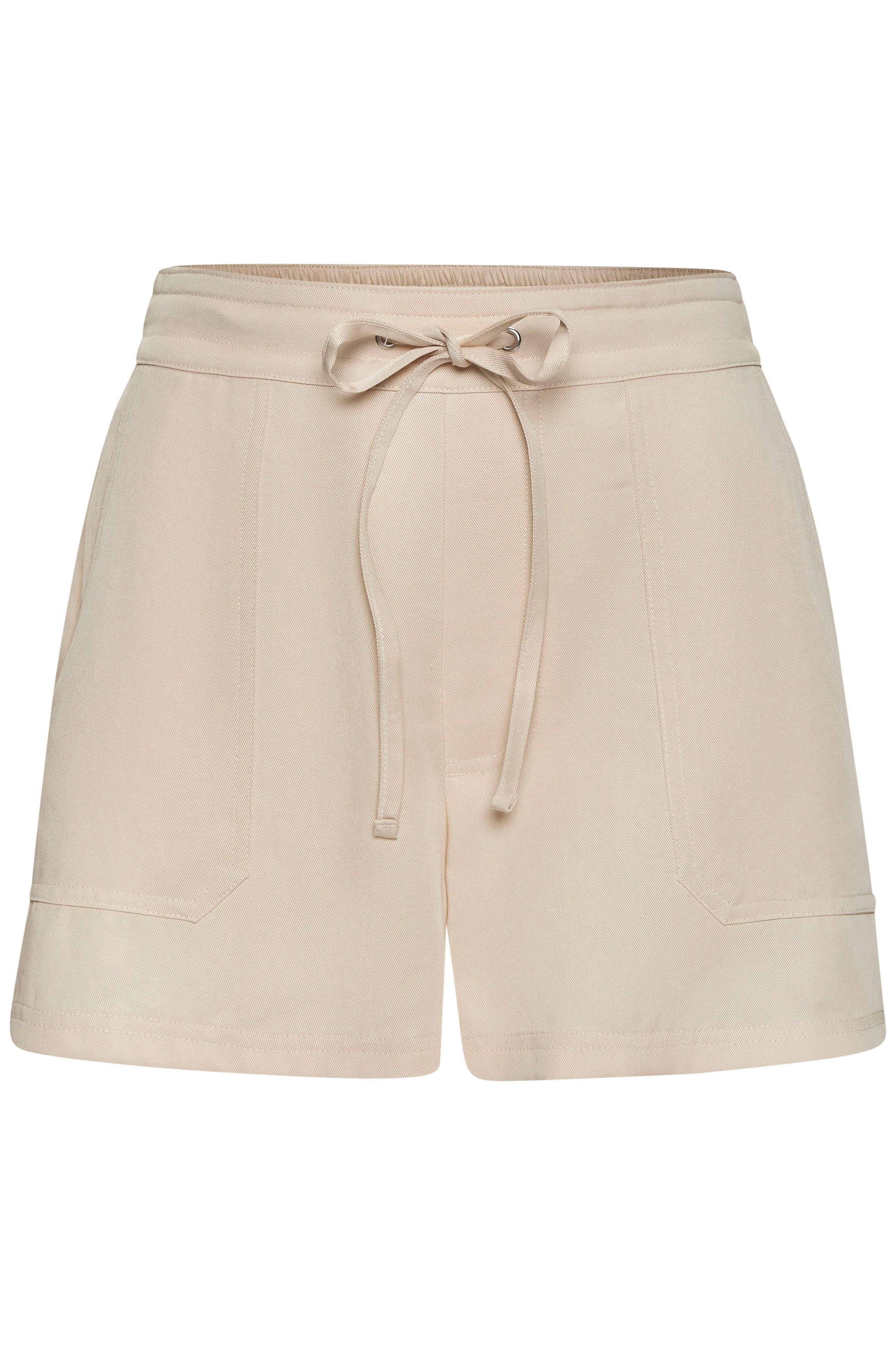 LASCANA Shorts, mit aufgesetzten Taschen und Gummizug, kurze Hose aus Lyoce günstig online kaufen