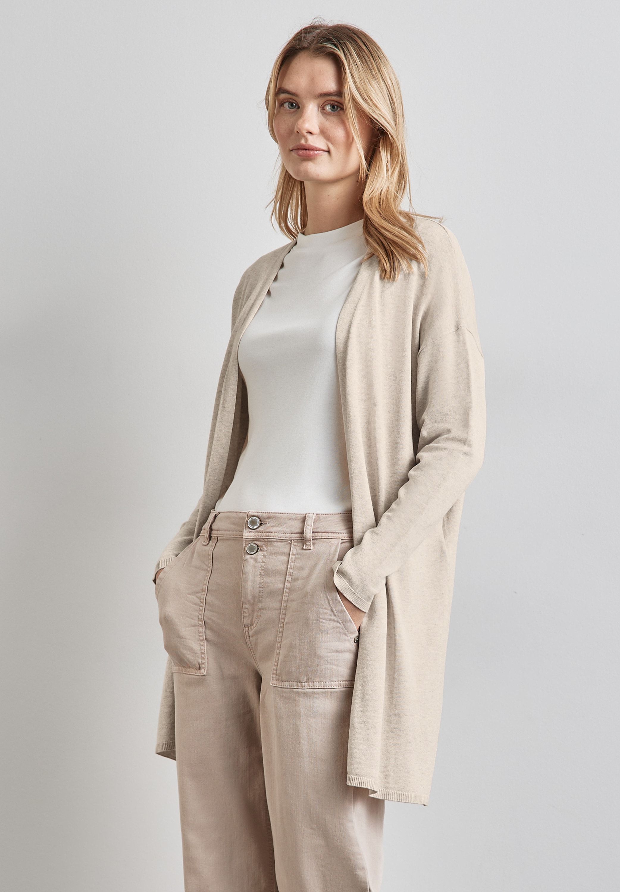 STREET ONE Strickjacke, aus softer Viskose günstig online kaufen