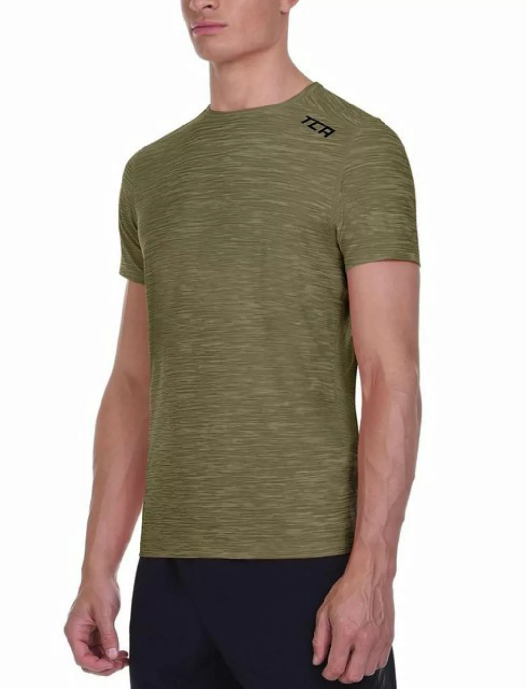 TCA T-Shirt TCA Galaxy Herren Fitness Laufshirt Grün XXL (1-tlg) günstig online kaufen