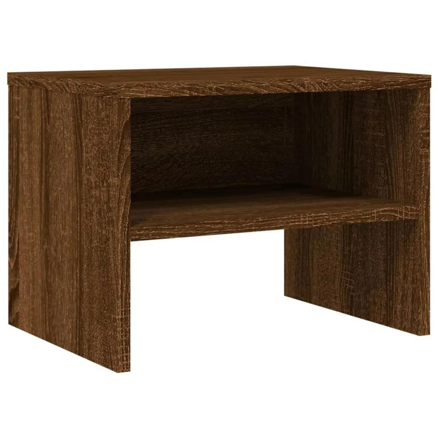 vidaXL Nachttisch Braun Eichen-Optik 40x30x30 cm Holzwerkstoff günstig online kaufen