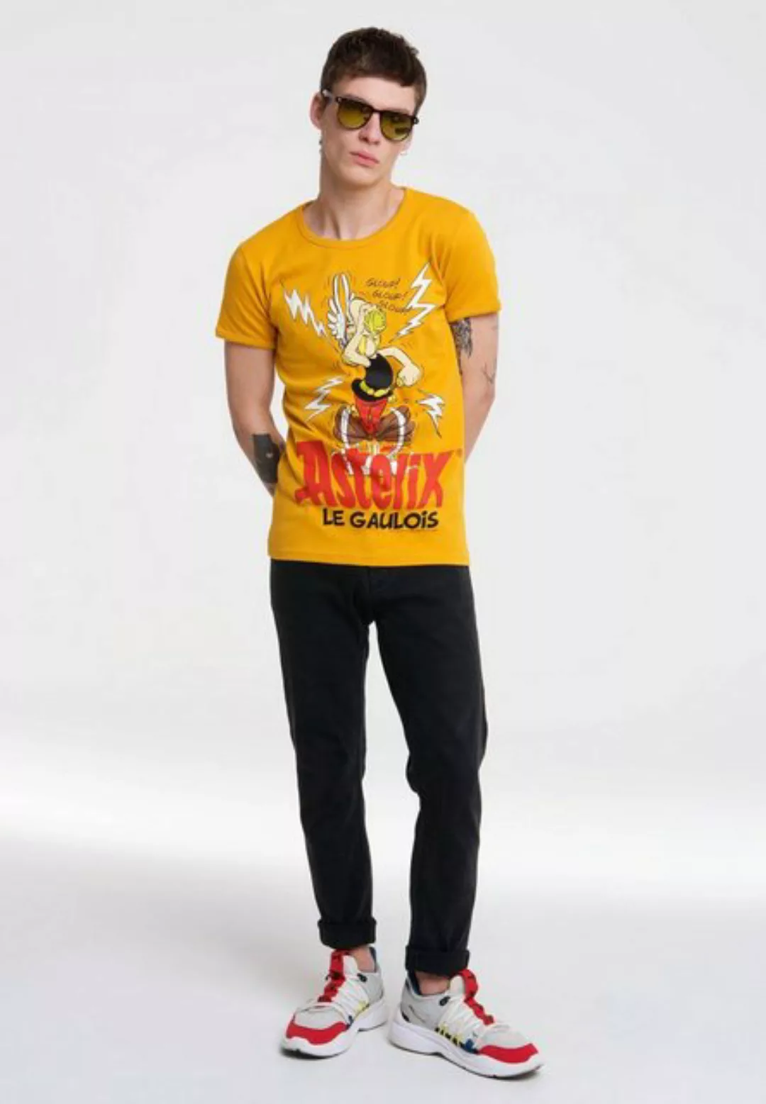 LOGOSHIRT T-Shirt mit Asterix-Print günstig online kaufen