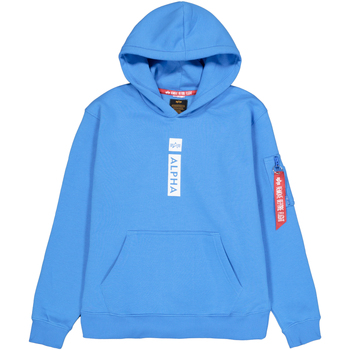 Alpha Industries  Sweatshirt Alpha Puff Print Hoodie - mediteranian blue günstig online kaufen
