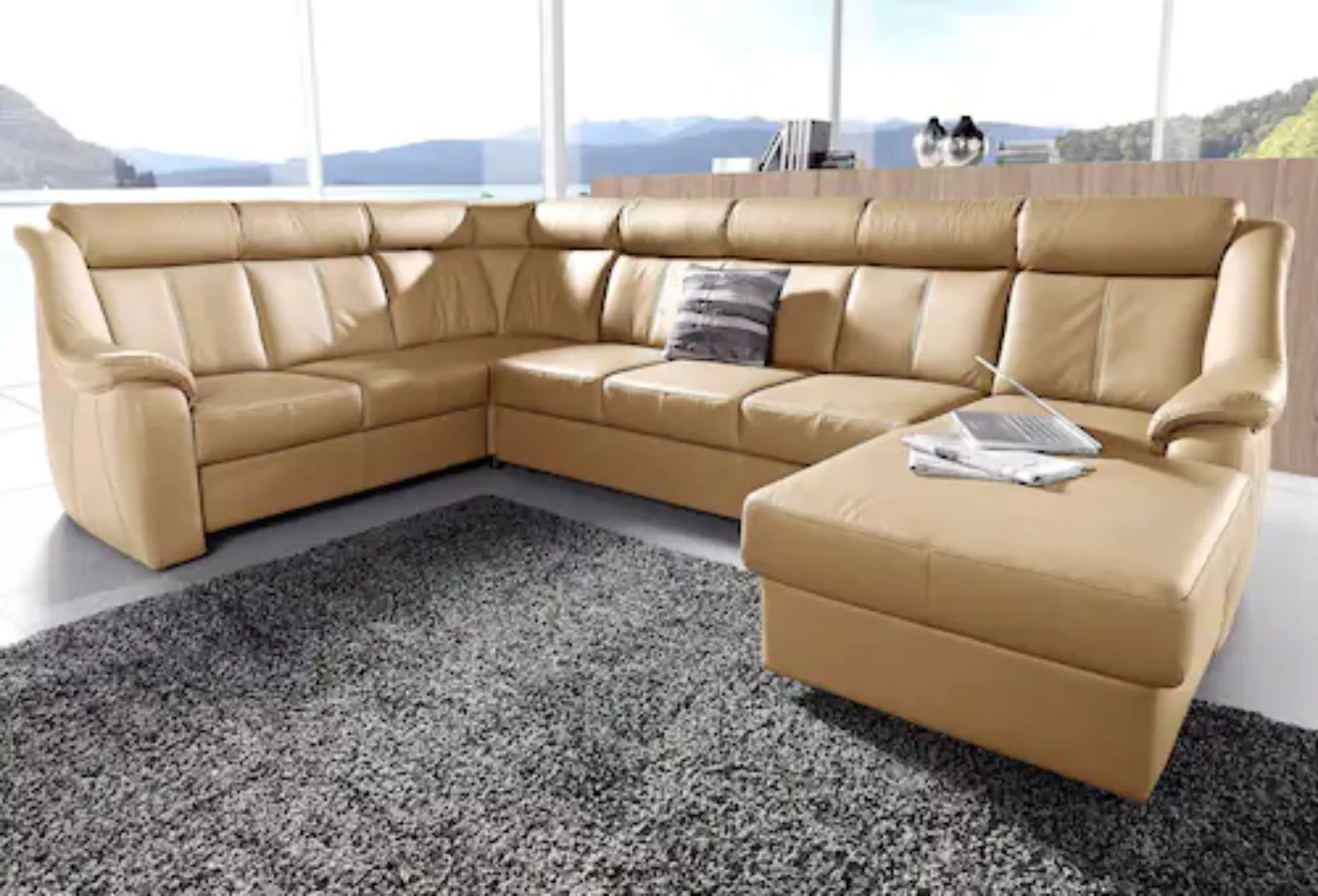 sit&more Wohnlandschaft "Basel U-Form", wahlweise mit Relaxfunktion günstig online kaufen