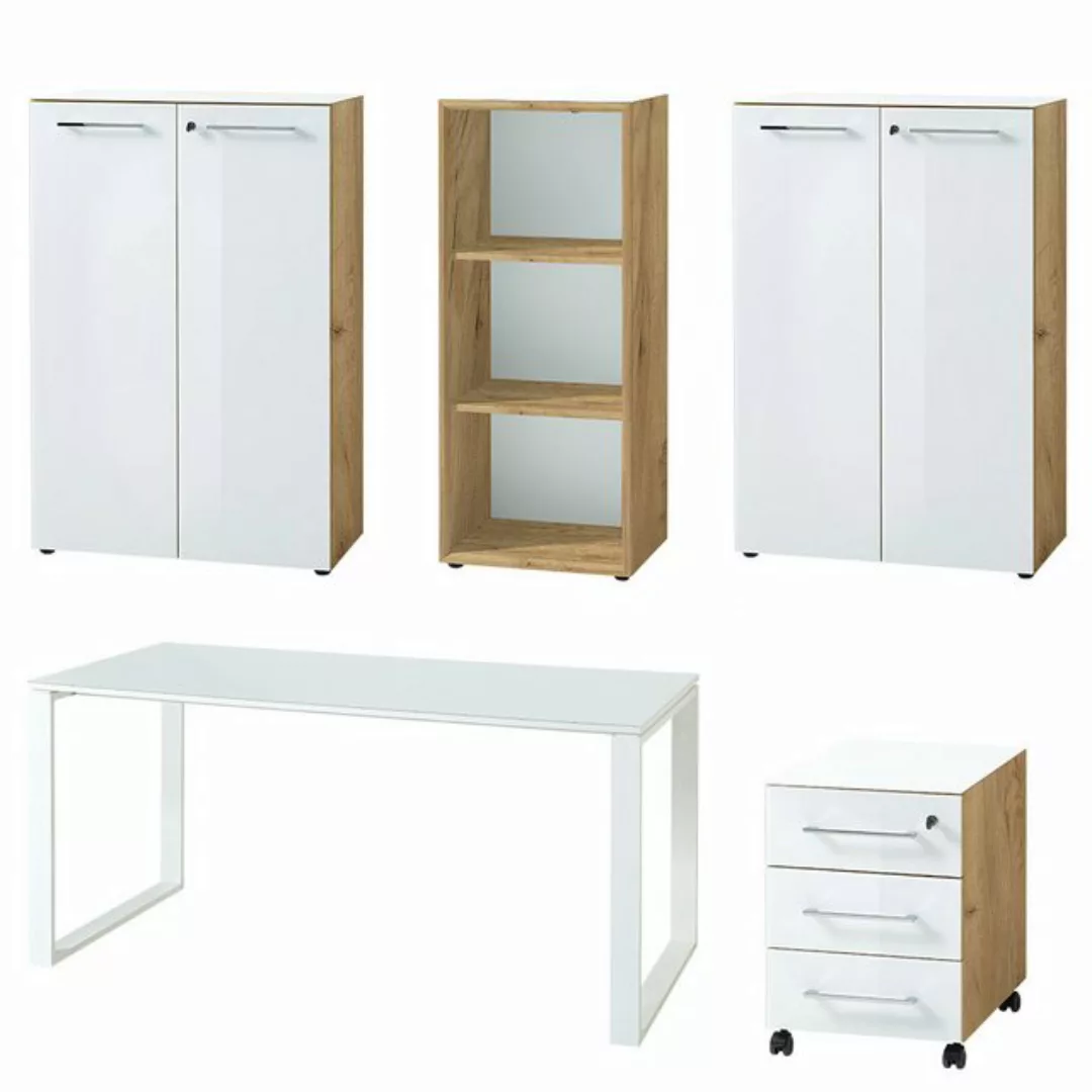 moebel-dich-auf Aktenschrank MONTERREY (Set 2 Büromöbel-Set Arbeitszimmer) günstig online kaufen