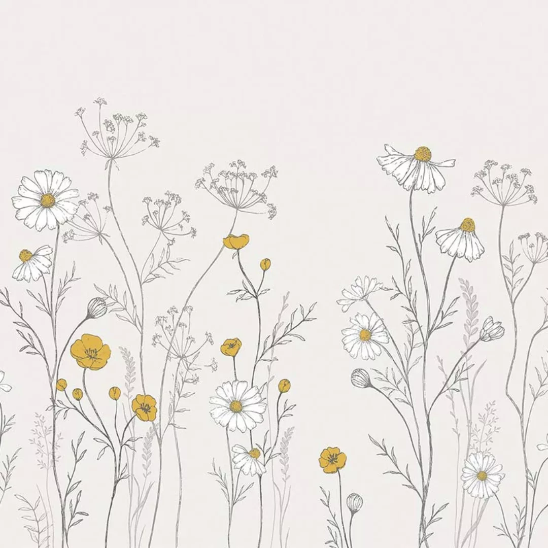 Lilipinso Vlies Tapete Wandbild Wildblumen günstig online kaufen