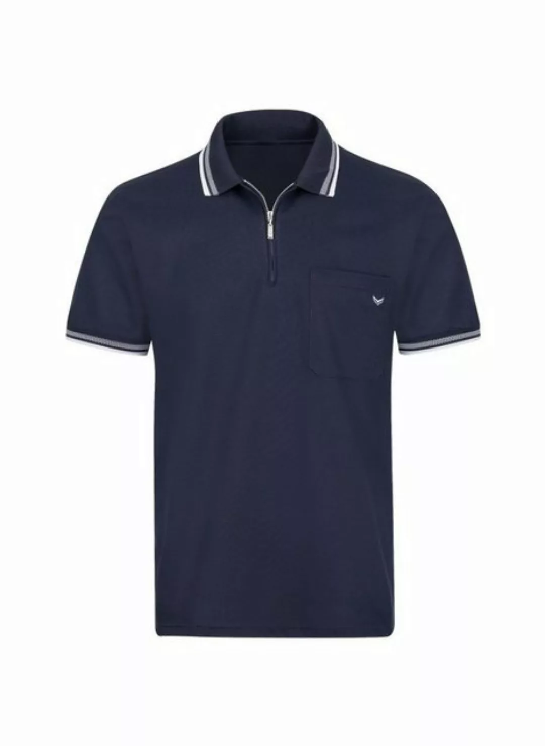 Trigema Poloshirt TRIGEMA Poloshirt mit Reißverschluss (1-tlg) günstig online kaufen