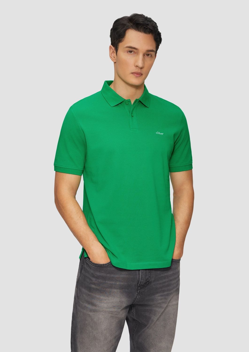 s.Oliver Poloshirt mit Logostickerei günstig online kaufen