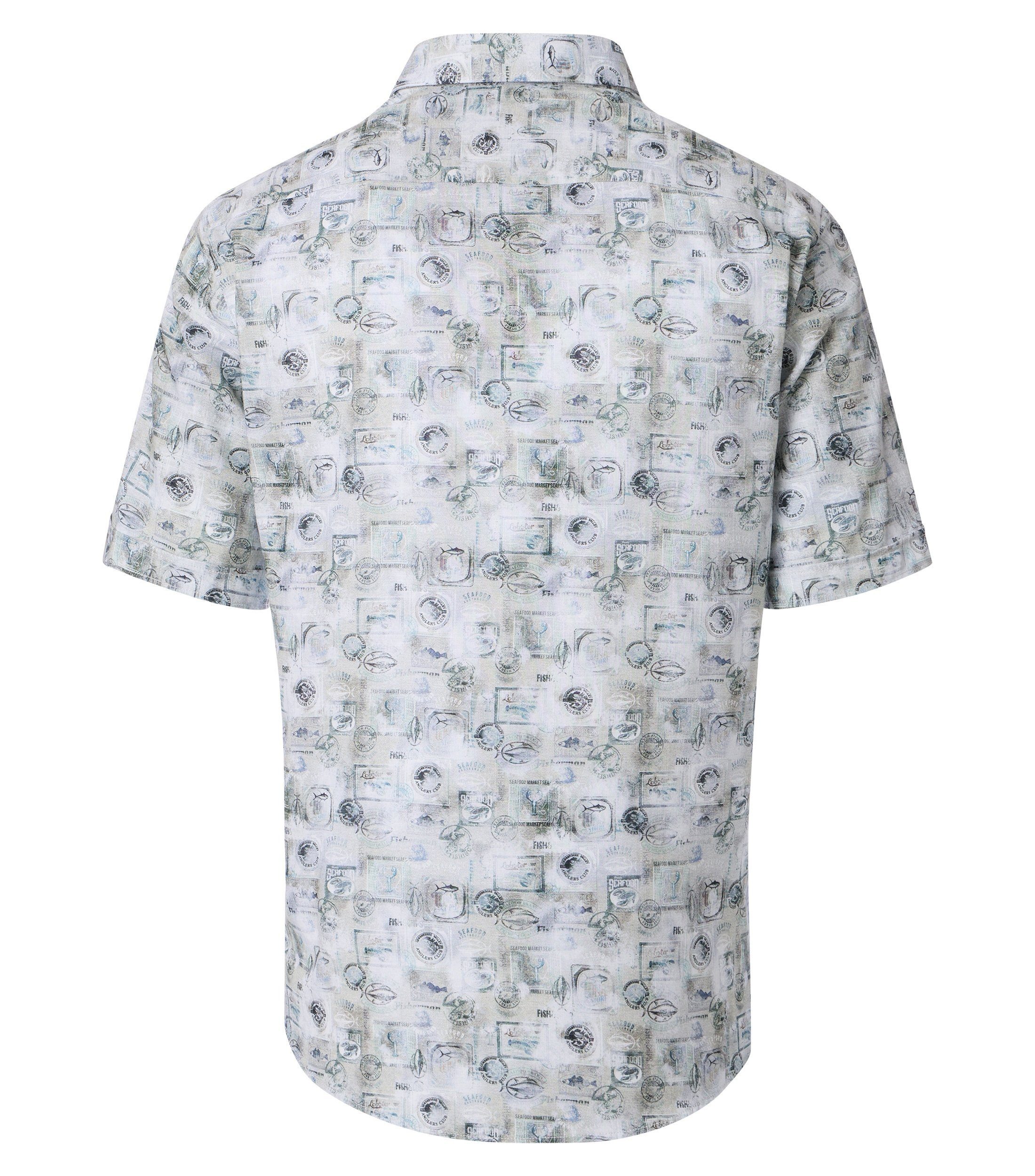 CASAMODA Kurzarmhemd CASAMODA Freizeithemd Kurzarm Print günstig online kaufen